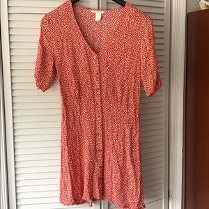 H+M Floral Mini Dress